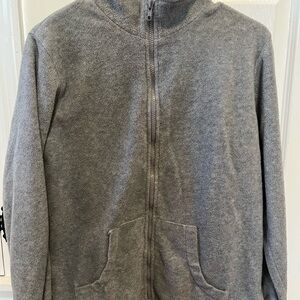 Women's Classic Gray Fleece Utility Jacket